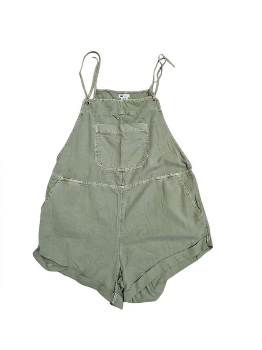 Billabong Large Green Romper Overall Coastal Cowgirl Boho Surfer Casual Playsuit - Picture 2 of 8